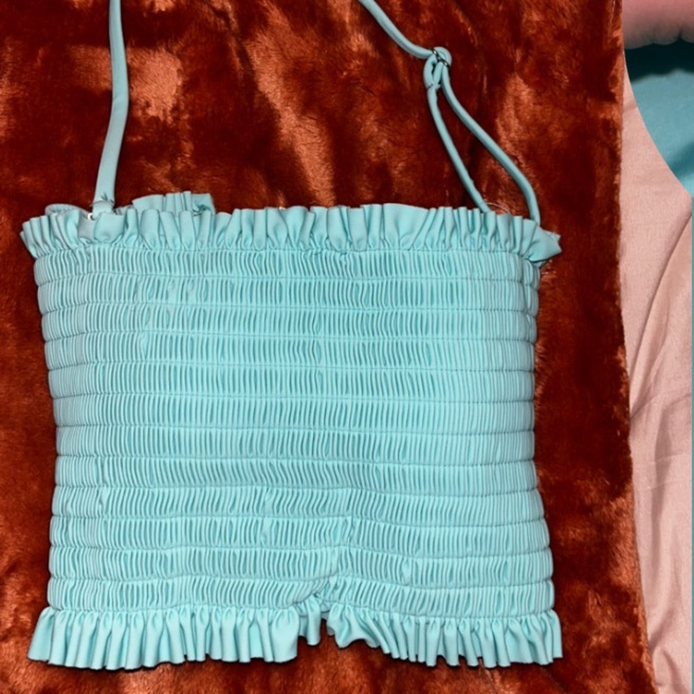 H2OH Brand Swimsuit Top. Bottoms are sold separately. Size L.